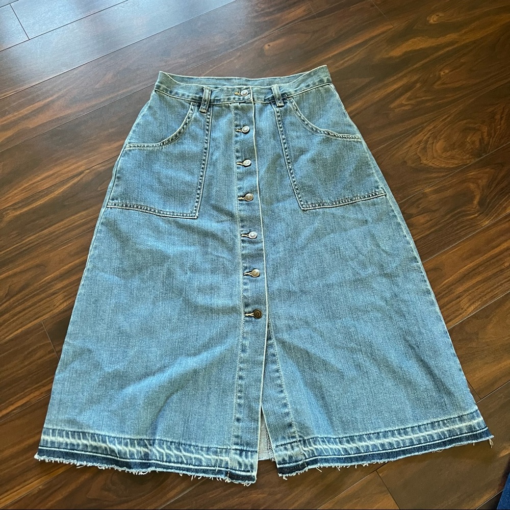 Free People Denim Skirt